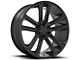 DUB Flex Gloss Black Wheel; 22x9.5 (08-23 RWD Challenger, Excluding Widebody)