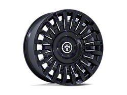 DUB Honcho Gloss Black Milled Wheel; 22x9 (08-23 RWD Challenger, Excluding SRT Hellcat & Widebody)