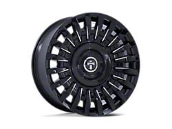 DUB Honcho Gloss Black Milled Wheel; 24x9 (08-23 RWD Challenger, Excluding SRT Hellcat & Widebody)