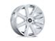 DUB Pull Chrome Wheel; Rear Only; 24x10 (08-23 RWD Challenger, Excluding SRT Hellcat & Widebody)