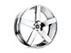 DUB Baller Chrome Wheel; Rear Only; 24x10 (11-23 RWD Charger, Excluding Widebody)