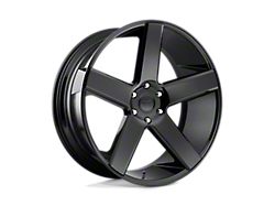 DUB Baller Gloss Black Wheel; Rear Only; 28x10 (11-23 RWD Charger, Excluding Widebody)