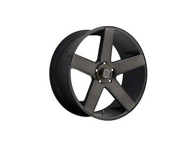 DUB Baller Matte Black Double Dark Tint Wheel; 22x9 (11-23 RWD Charger, Excluding Widebody)