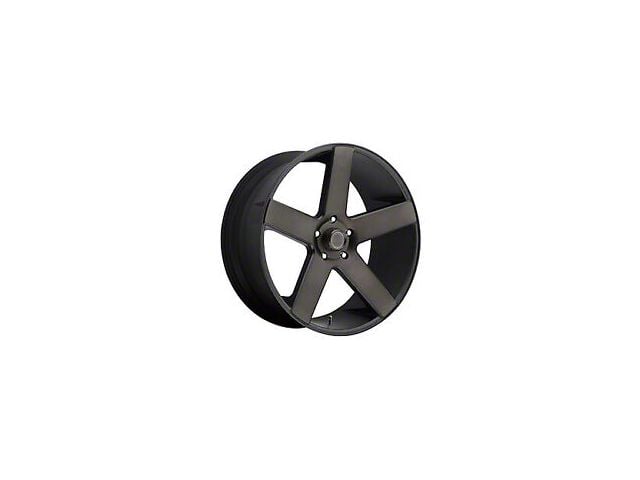 DUB Baller Matte Black Double Dark Tint Wheel; 22x9 (11-23 RWD Charger, Excluding Widebody)