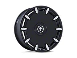 DUB Cheef Gloss Black Milled Wheel; 24x9 (11-23 Charger w/o Brembo Brakes)