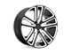 DUB Flex Gloss Black Milled Wheel; Rear Only; 24x10 (11-23 RWD Charger, Excluding Widebody)