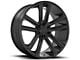 DUB Flex Gloss Black Wheel; 22x9.5 (11-23 RWD Charger, Excluding Widebody)