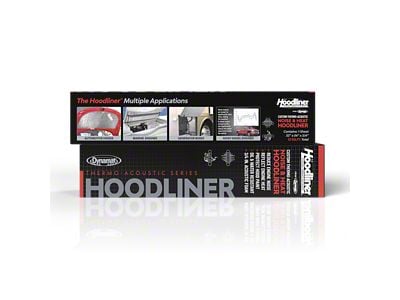 Dynamat HoodLiner Sound Soaker Foam; 12-Square Foot (Universal; Some Adaptation May Be Required)