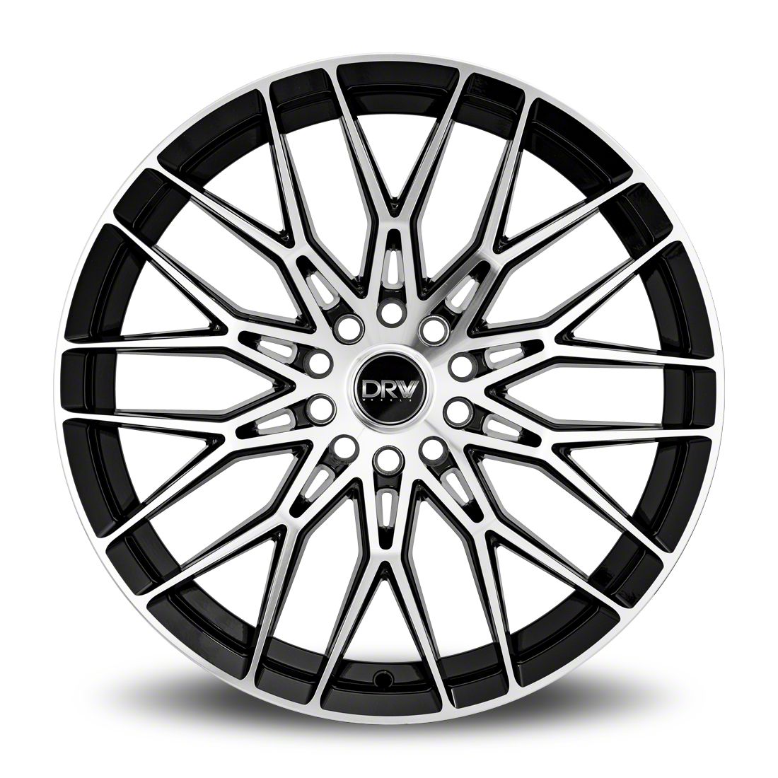 Dynamic Racing Wheels Mustang D21 Gloss Black Machined Wheel; 18x8 D21 ...