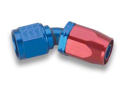 45 Degree Auto-Fit Hose End; -6AN