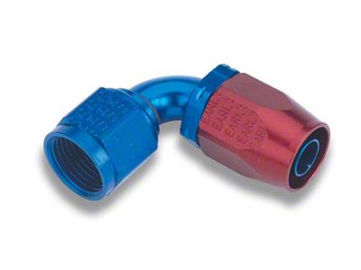 90 Degree Auto-Fit Hose End; -6AN