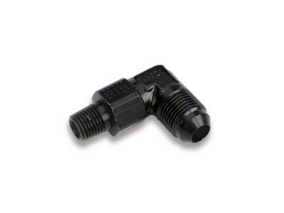 90 Degree Swivel Coupling; -8AN Male to 1/4-Inch NPT Male