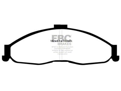 EBC Brakes Stage 4 Redstuff Brake Rotor and Pad Kit; Front (98-02 Camaro)