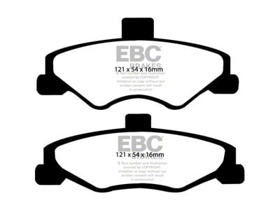 EBC Brakes Stage 4 Redstuff Brake Rotor and Pad Kit; Rear (98-02 Camaro)