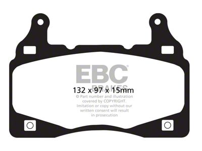 EBC Brakes Stage 4 Redstuff Brake Rotor and Pad Kit; Front (10-15 Camaro SS)