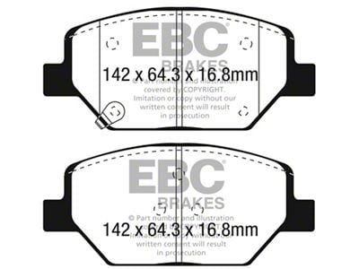 EBC Brakes Stage 4 Redstuff Brake Rotor and Pad Kit; Front (16-24 Camaro LS & LT w/ Single Piston Front Calipers)