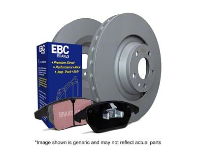 EBC Brakes Stage 1 Ultimax Brake Rotor and Pad Kit; Front (06-10 2.7L, 3.5L Charger SE; 06-10 Charger SXT w/ Solid Rear Rotors; 11-23 V6 Charger w/ Solid Rear Rotors)