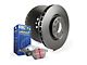 EBC Brakes Stage 1 Ultimax Brake Rotor and Pad Kit; Front (12-23 3.6L Charger w/ Vented Rear Rotors; 11-23 5.7L HEMI Charger R/T)