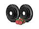 EBC Brakes Stage 10 Greenstuff 2000 Brake Rotor and Pad Kit; Front (12-23 V6 Charger w/ Vented Rear Rotors)
