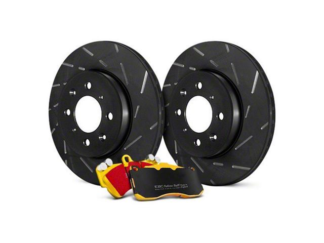 EBC Brakes Stage 9 Yellowstuff Brake Rotor and Pad Kit; Front (06-14 Charger SRT8)