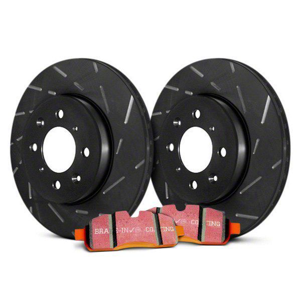 EBC Brakes Corvette Stage 15 Orangestuff Brake Rotor and Pad Kit; Front ...