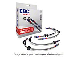 EBC Brakes Stainless Braided Brake Lines; Front and Rear (15-19 Corvette C7 Z06)