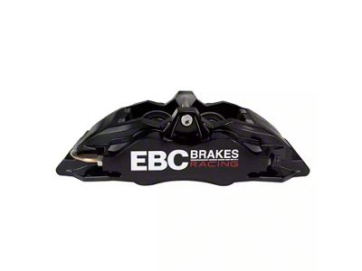 EBC Brakes Apollo-4 Front Brake Caliper for Big Brake Kits; Black; Driver Side (05-14 Mustang GT w/o Performance Pack)