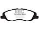 EBC Brakes Bluestuff NDX Fastest Street and Race High-Friction Metallic Brake Pads; Front Pair (11-14 Mustang GT w/o Performance Pack)