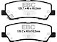 EBC Brakes Redstuff Premium Street Ceramic Brake Pads; Rear Pair (15-23 Mustang GT w/ Performance Pack)