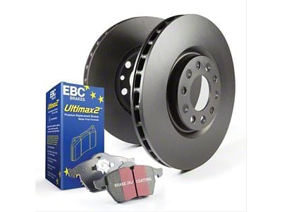 EBC Brakes Stage 1 Ultimax Brake Rotor and Pad Kit; Front (15-23 Mustang EcoBoost w/ Performance Pack)