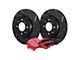 EBC Brakes Stage 4 Redstuff Brake Rotor and Pad Kit; Front (99-04 Mustang GT, V6)