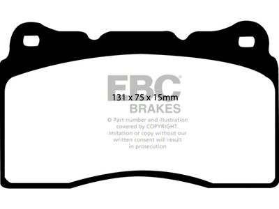 EBC Brakes Stage 4 Redstuff Brake Rotor and Pad Kit; Front (11-14 Mustang GT w/ Performance Pack; 12-13 Mustang BOSS 302; 07-12 Mustang GT500)