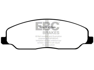 EBC Brakes Stage 4 Redstuff Brake Rotor and Pad Kit; Front (05-10 Mustang V6)