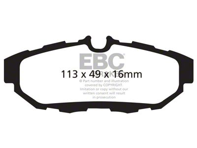 EBC Brakes Stage 4 Redstuff Brake Rotor and Pad Kit; Rear (11-14 Mustang GT, V6)