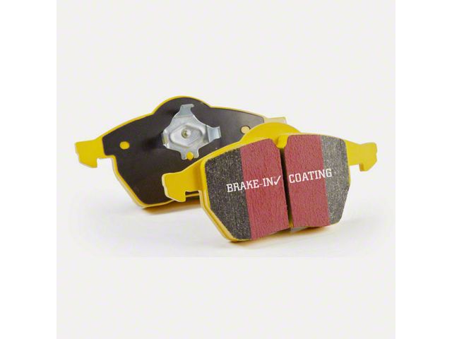 EBC Brakes Yellowstuff Racing Aramid Fiber Brake Pads; Front Pair (11-14 Mustang GT w/o Performance Pack)