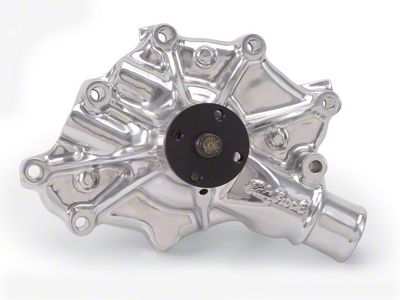 Edelbrock High Flow Performance Victor Series Water Pump; Polished (86-93 5.0L Mustang)