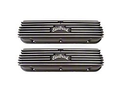 Edelbrock Classic Series Valve Covers; Black (79-95 5.0L Mustang)