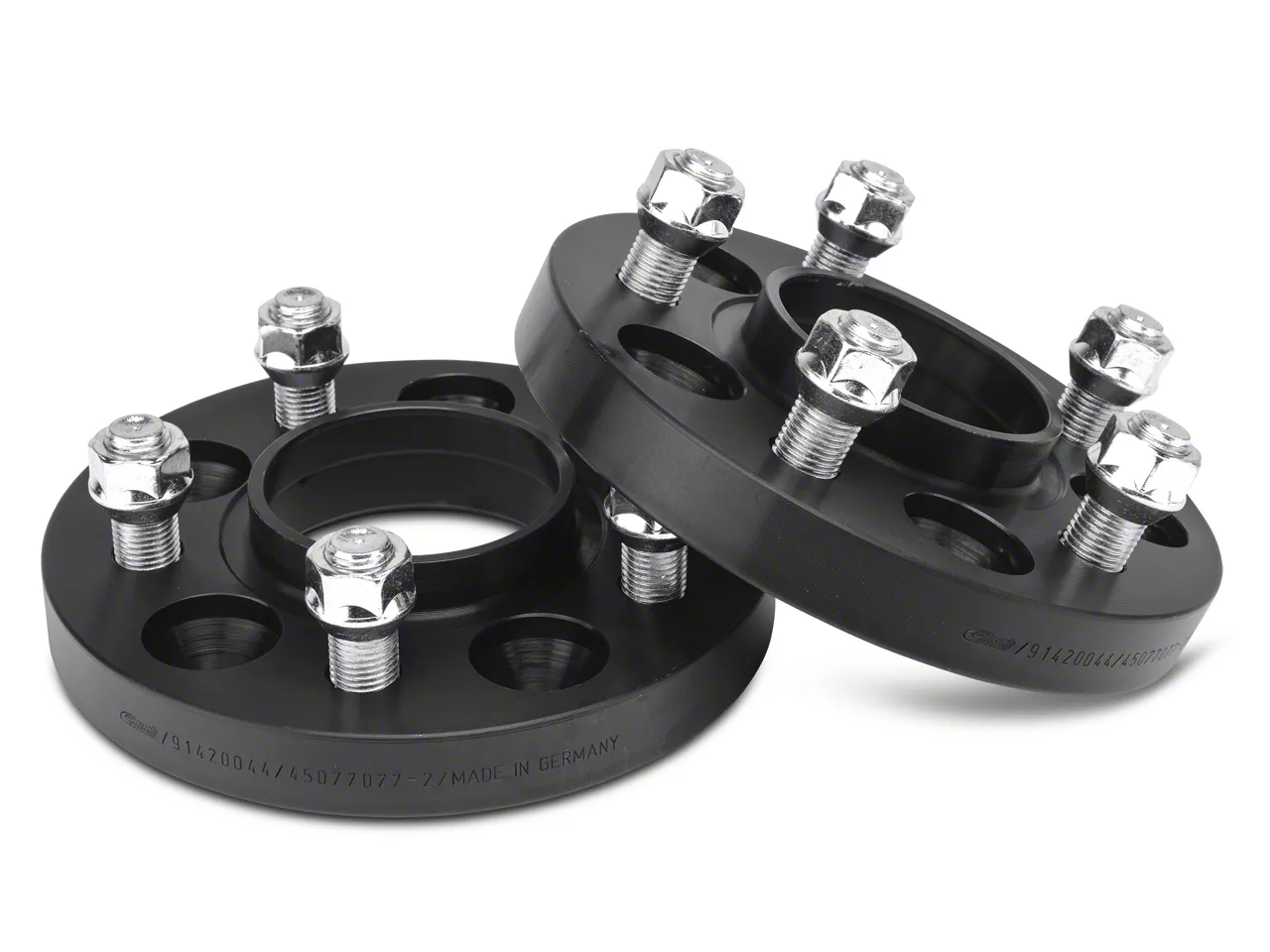 Eibach 20mm Pro-Spacer Hubcentric Black Wheel Spacers (15-24 Mustang,  Excluding GT350 & GT500)