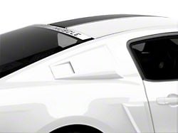 MMD Eleanor Style Window Scoops; Unpainted (05-14 Coupe)