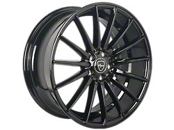 Elegant E007 Gloss Black Wheel; 20x8.5 (06-10 RWD Charger)