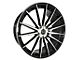 Elegant E007 Gloss Black Machined Wheel; 20x8.5 (10-15 Camaro)