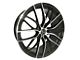 Elegant E010 Gloss Black Machined Wheel; 20x8.5 (16-24 Camaro)