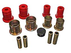 Front Control Arm Bushings; Red (94-04 Mustang)