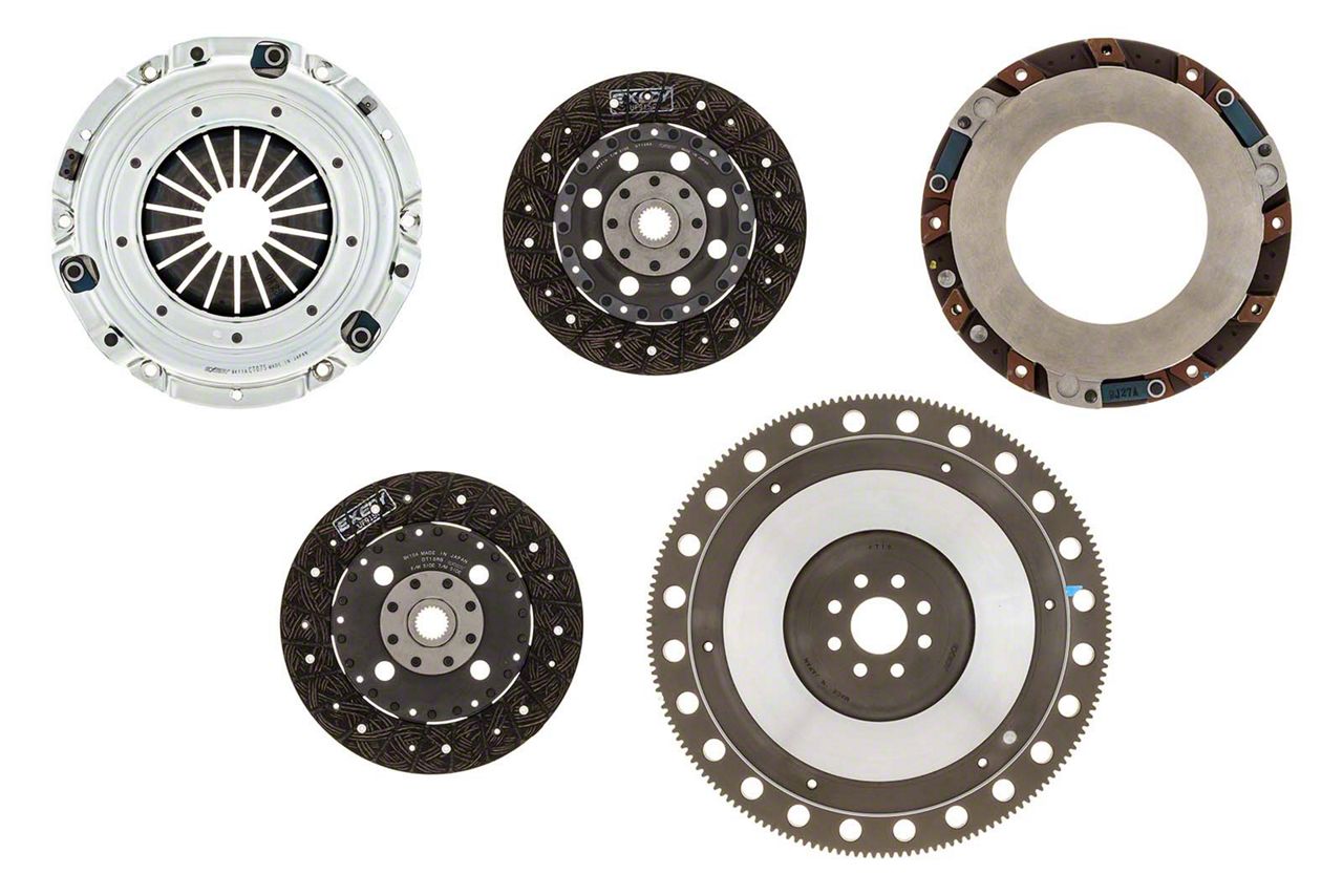 Exedy Hyper Twin Series Organic Clutch Kit; 23-Spline (11-17 Mustang GT)