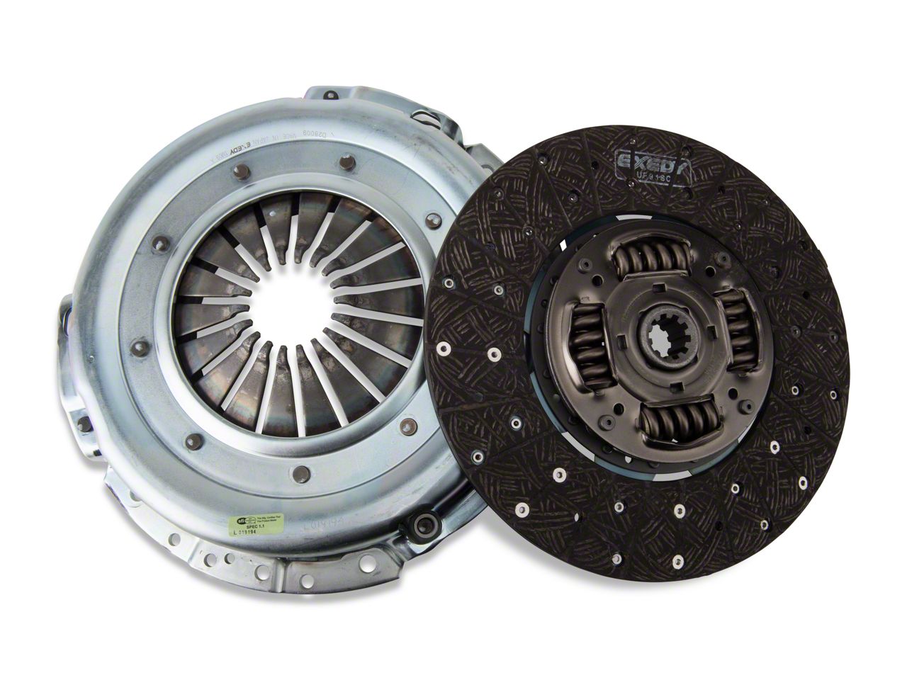 Exedy Mustang Mach 500 Stage 1 Organic Clutch Kit; 10 Spline