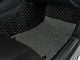 Double Layer Diamond Front and Rear Floor Mats; Base Layer Black and Top Layer Gray (11-23 Charger)