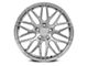 F1R F103 Brushed Silver Wheel; 18x8.5 (05-09 Mustang GT, V6)