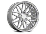 F1R F103 Brushed Silver Wheel; 18x9.5 (05-09 Mustang GT, V6)