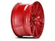F1R F103 Candy Red Wheel; 18x8.5 (05-09 Mustang GT, V6)