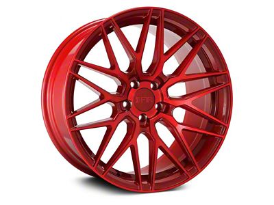 F1R F103 Candy Red Wheel; 18x9.5 (05-09 Mustang GT, V6)